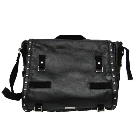 SAINT LAURENT Black Leather Shoulder Bag - Picture 1 of 14